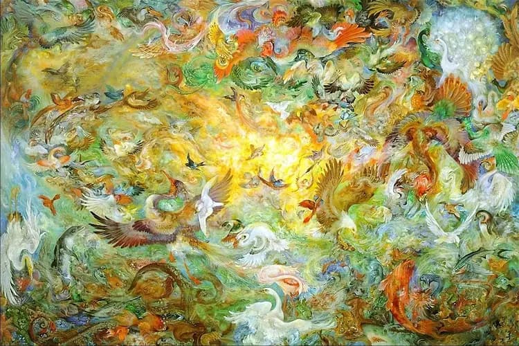 Fifth Day of Creation - Mahmoud Farshchian