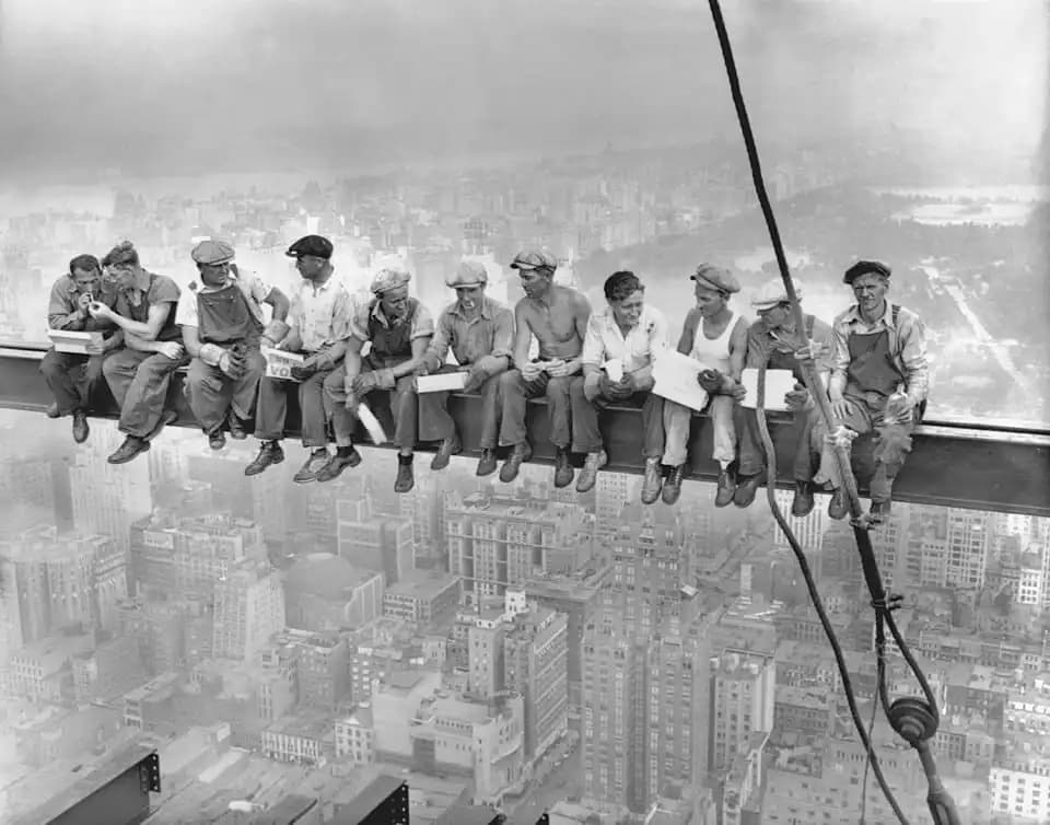 Launch atop a Skyscraper - Charles Clyde Ebbets