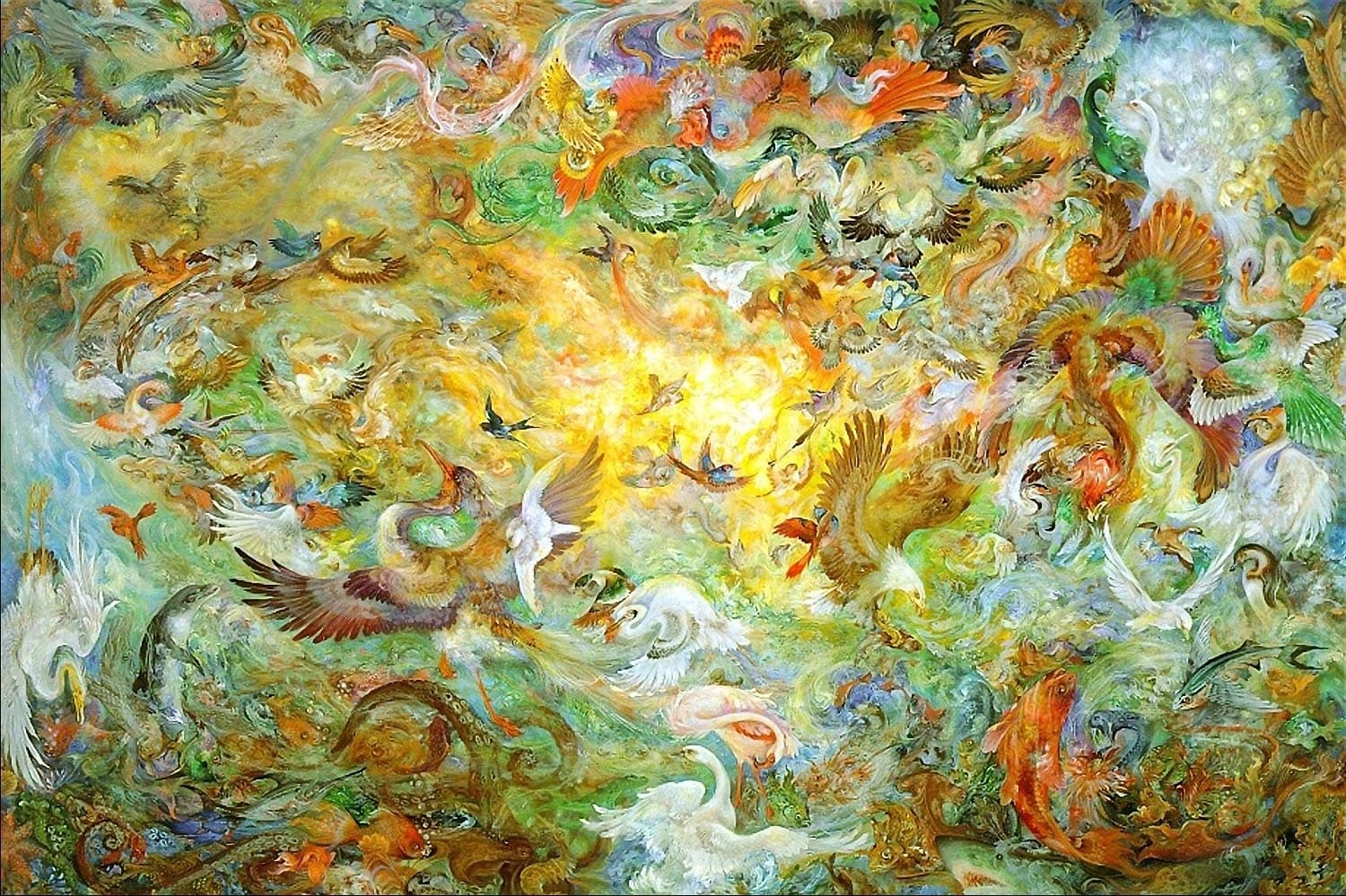 Fifth Day of Creation - Mahmoud Farshchian