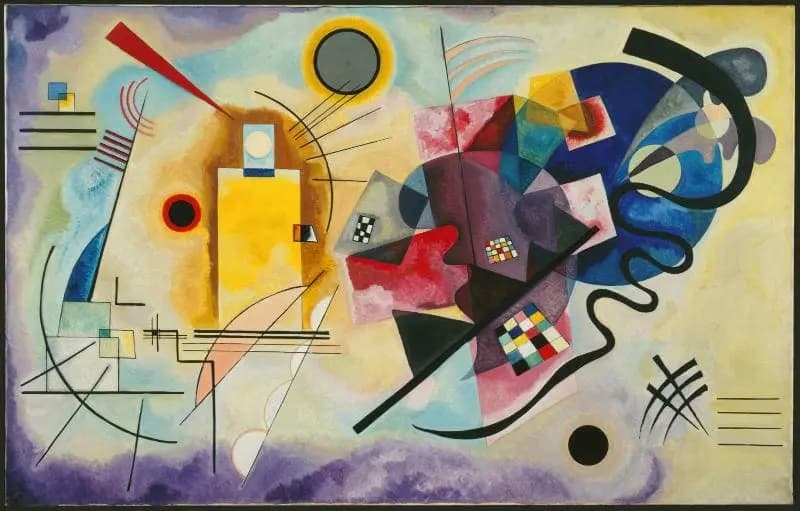 Gelb-Rot-Blau - Wassily Kandinsky